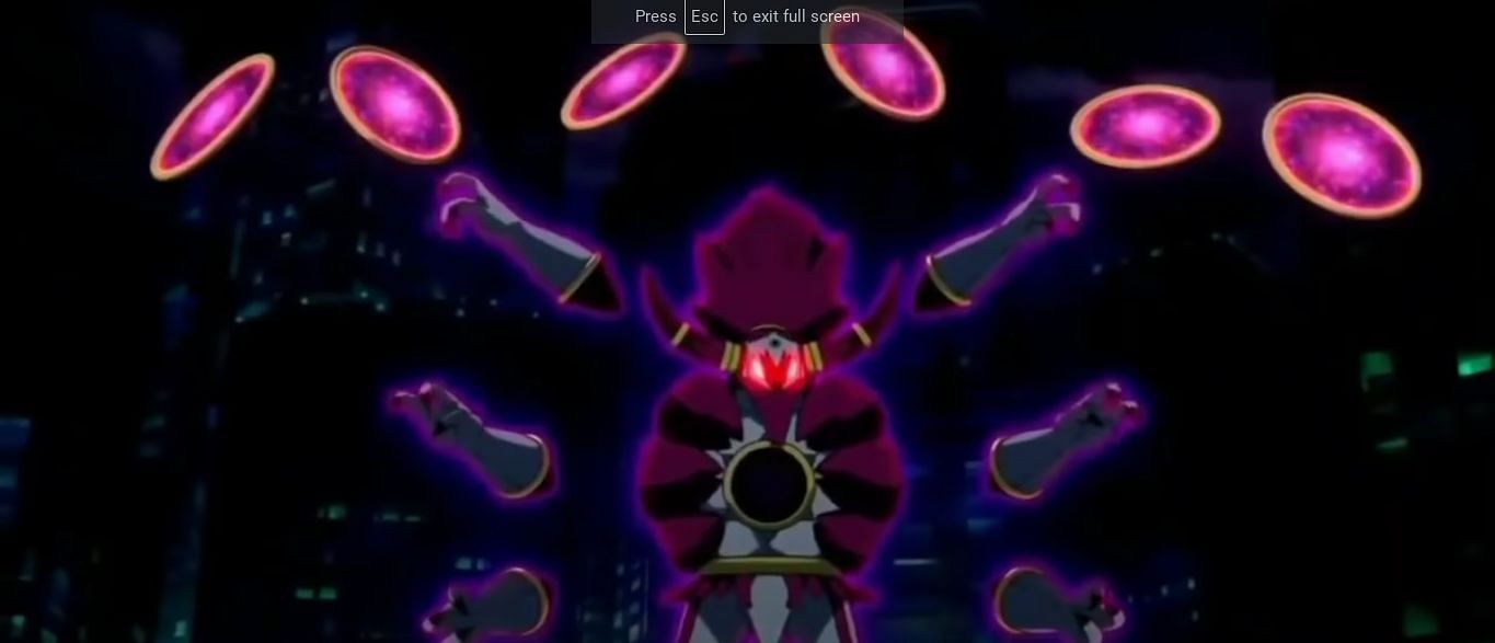 Hoopa Unbound can counter MEtang with its Ghost-type set (Image via The Pokemon Company)