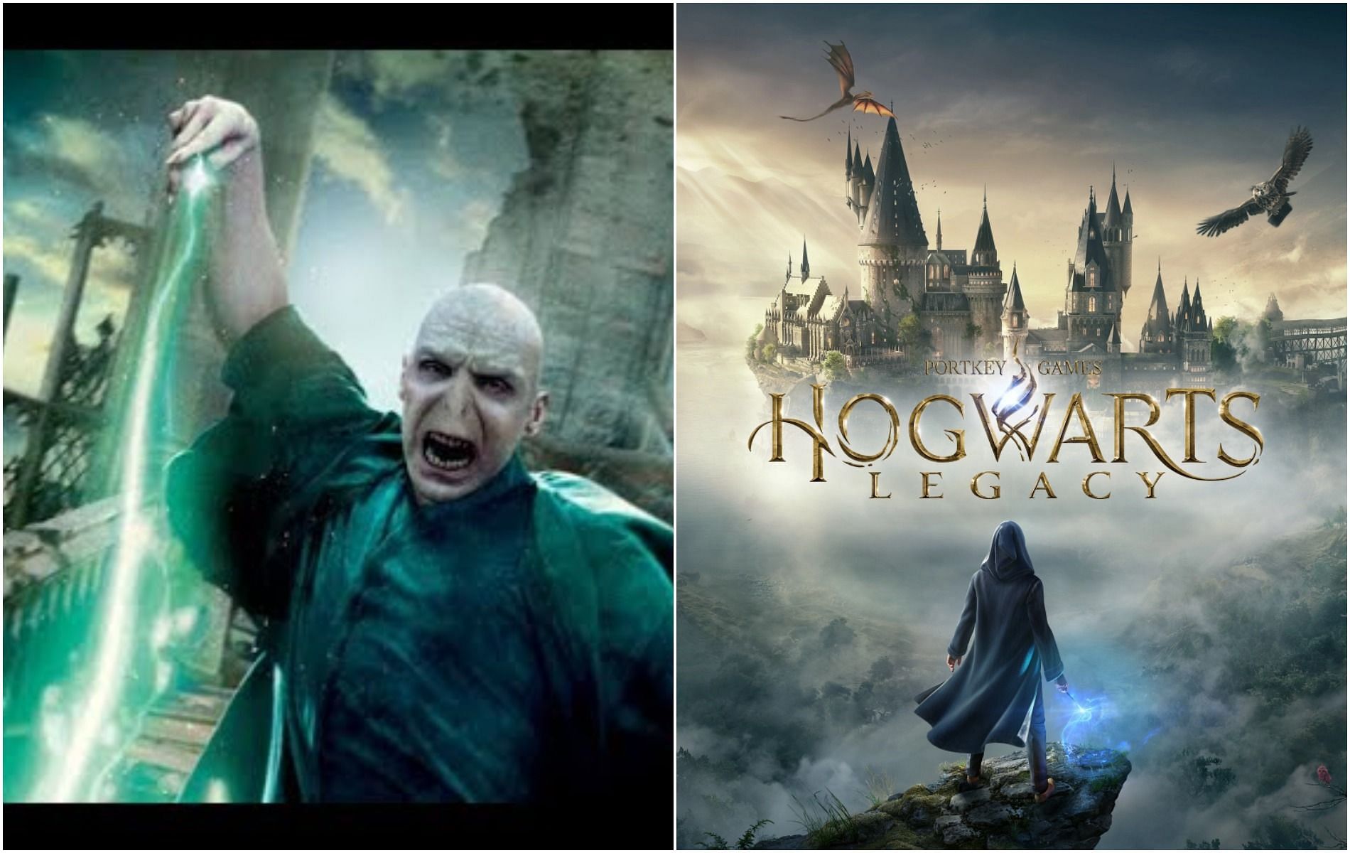 Hogwarts Legacy might avoid the unforgivable curses (Images via Warner Bros, Portkey Games)