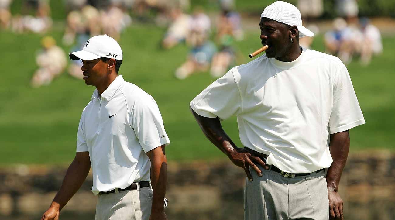 Tiger Woods and Michael Jordan. (Photo: Courtesy of GOLF.com)