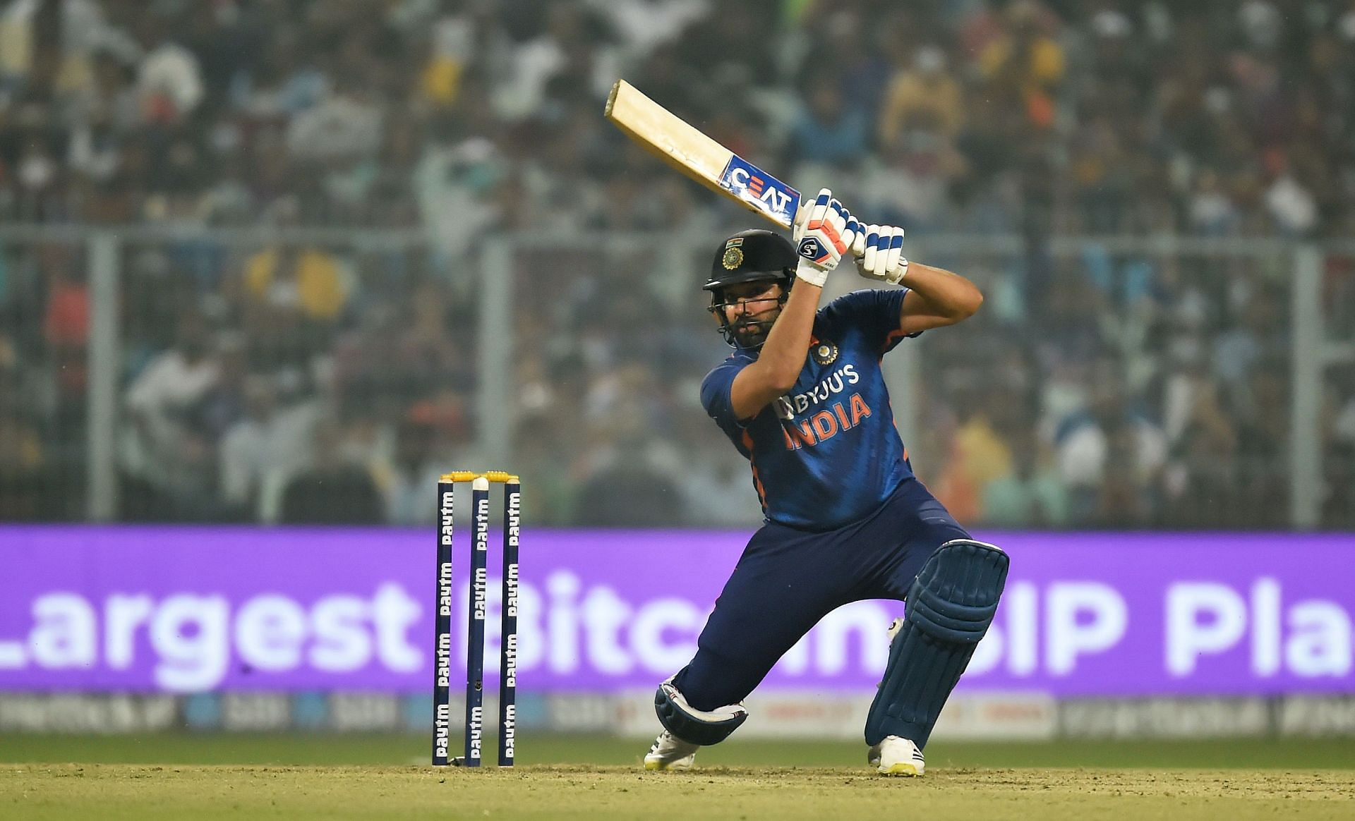 Rohit Sharma in action in a game
