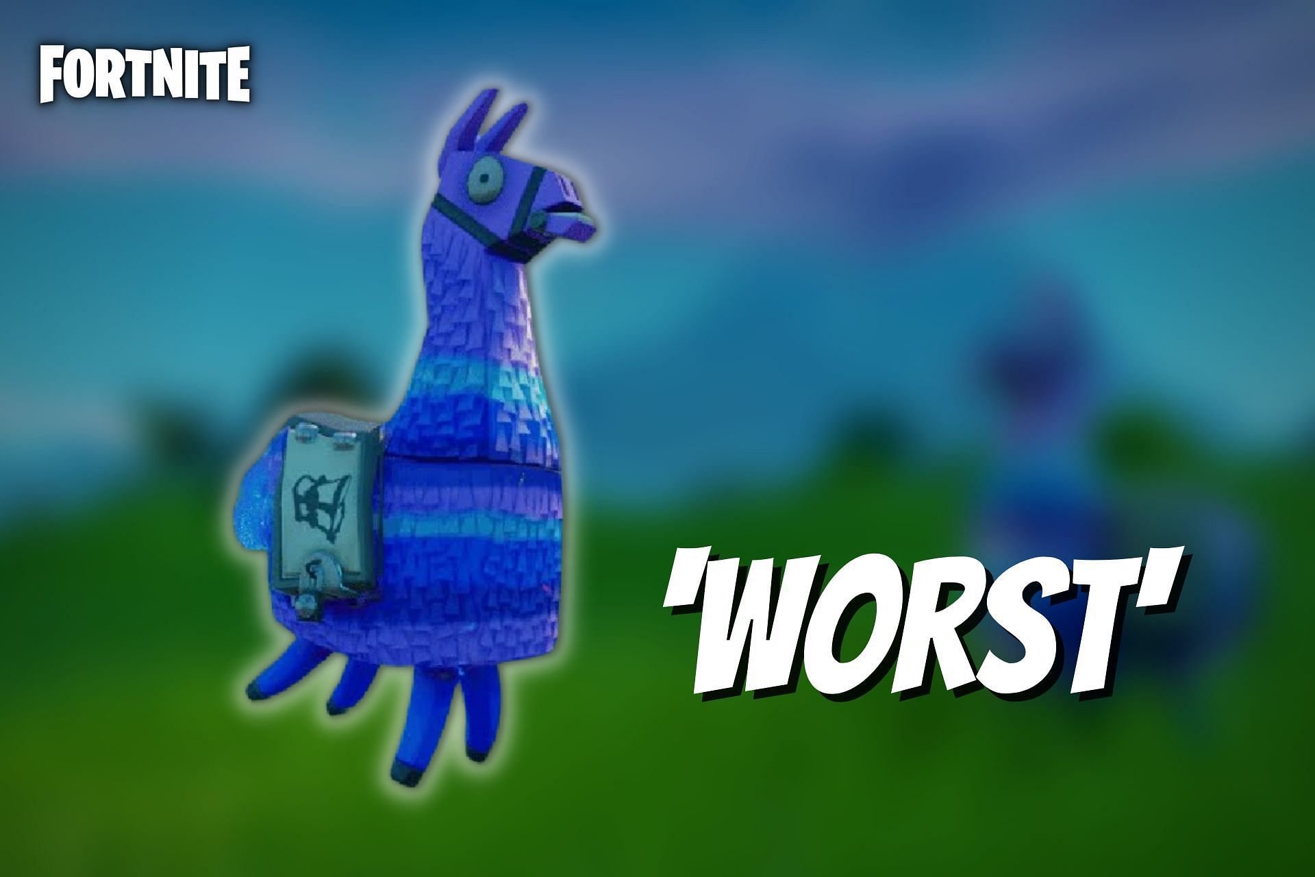 Running Llamas in Fortnite called the worst feature ever by players (Image via Sportskeeda)