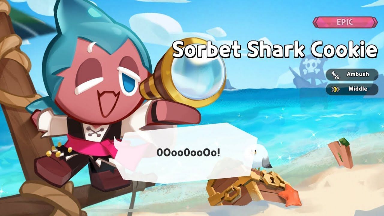 Sorbet Shark Cookie (Image via YouTube/ Cookie Run: Kingdom)