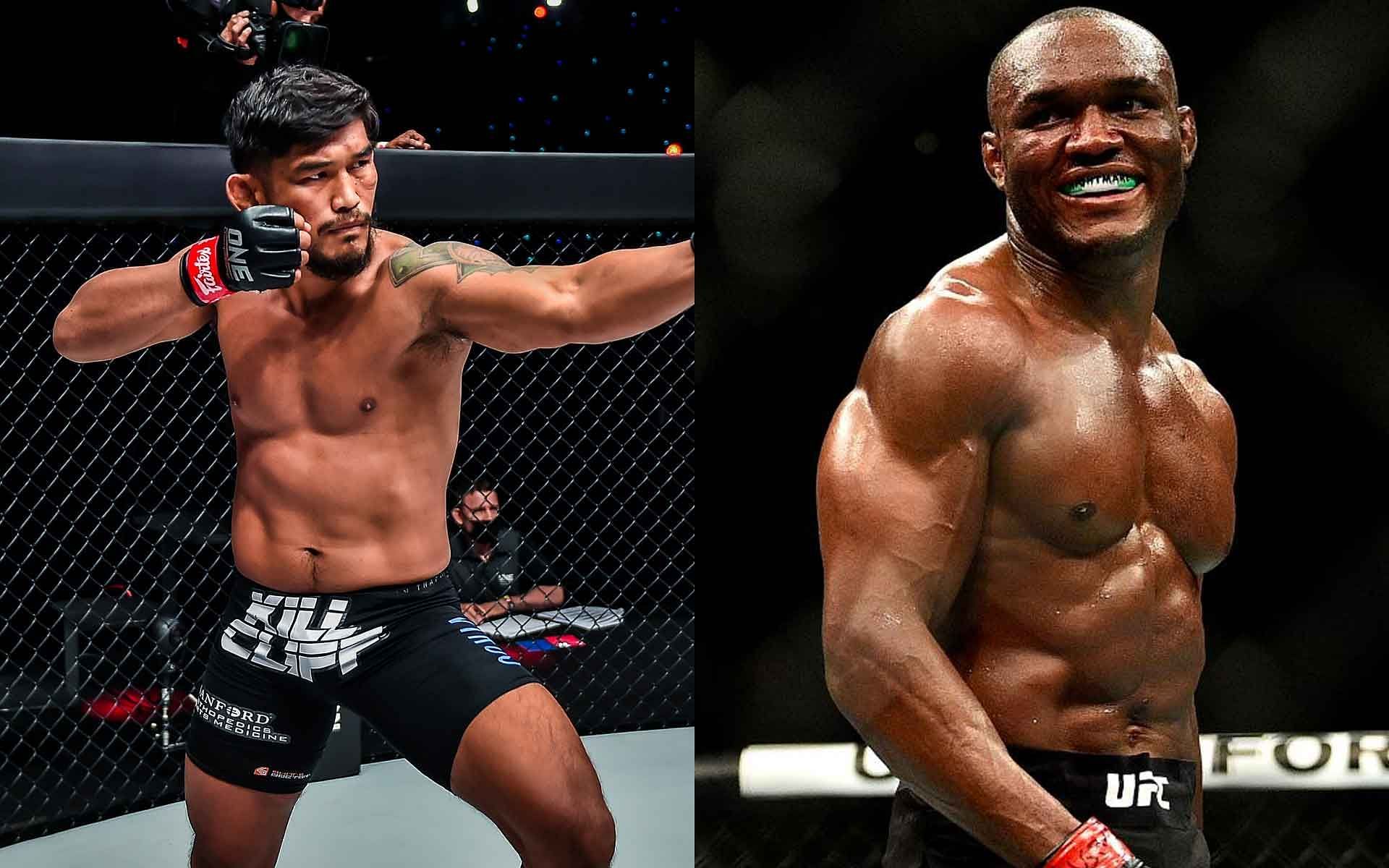 Aung La N Sang (left), Kamaru Usman (right) [Photo: ONE Championship]