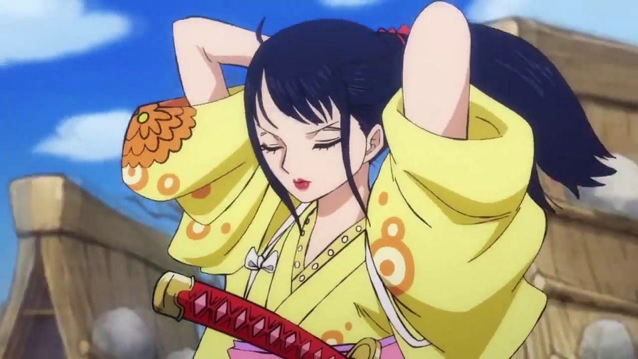 Kikunojo as seen in the One Piece anime (Image via Toei Animation)