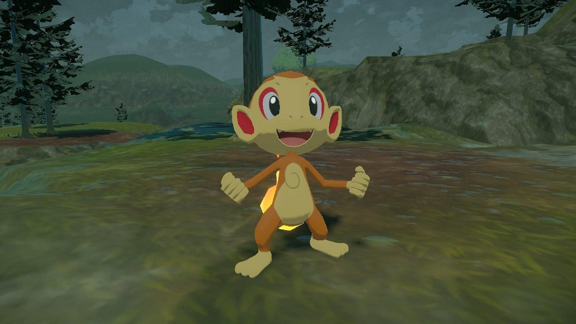 Chimchar was the Fire starter from Generation IV (Image via Game Freak)
