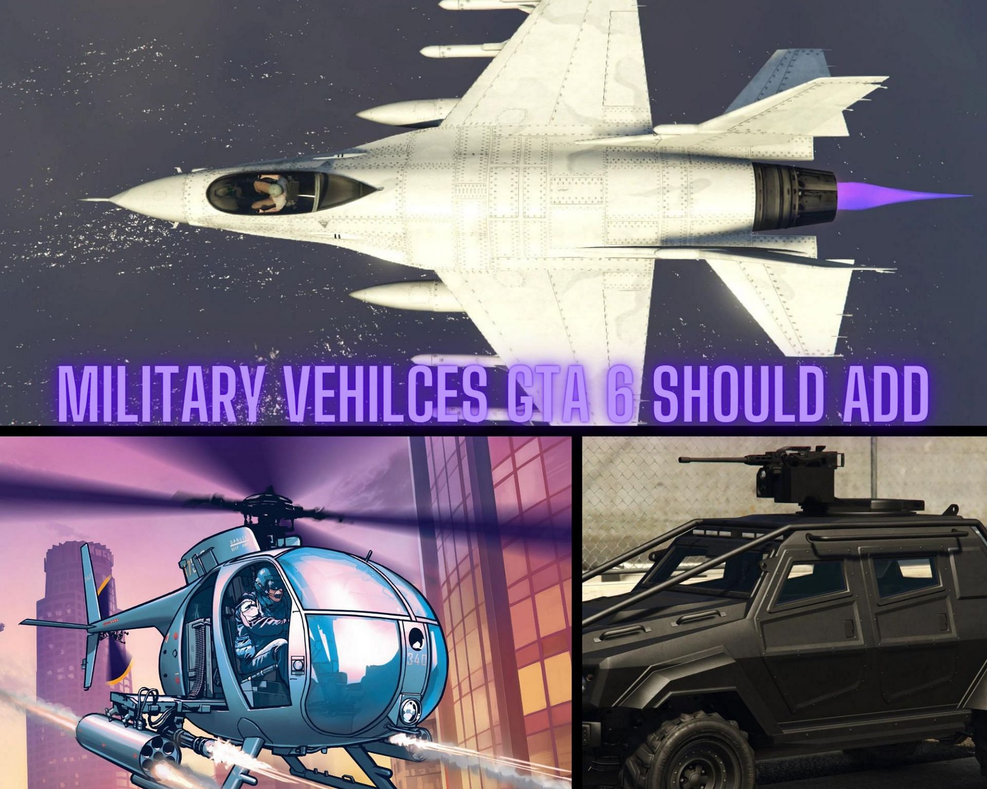 In GTA 5 Militray Vehicles were Awesome. GTA 6 should have these as well (Image via Sportskeeda)