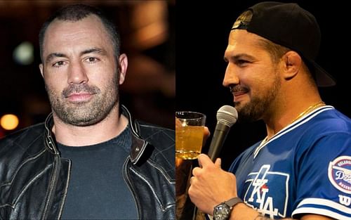 Joe Rogan (L) via Twitter @GooSportz and Brendan Schaub (R) via Instagram @brendanschaub