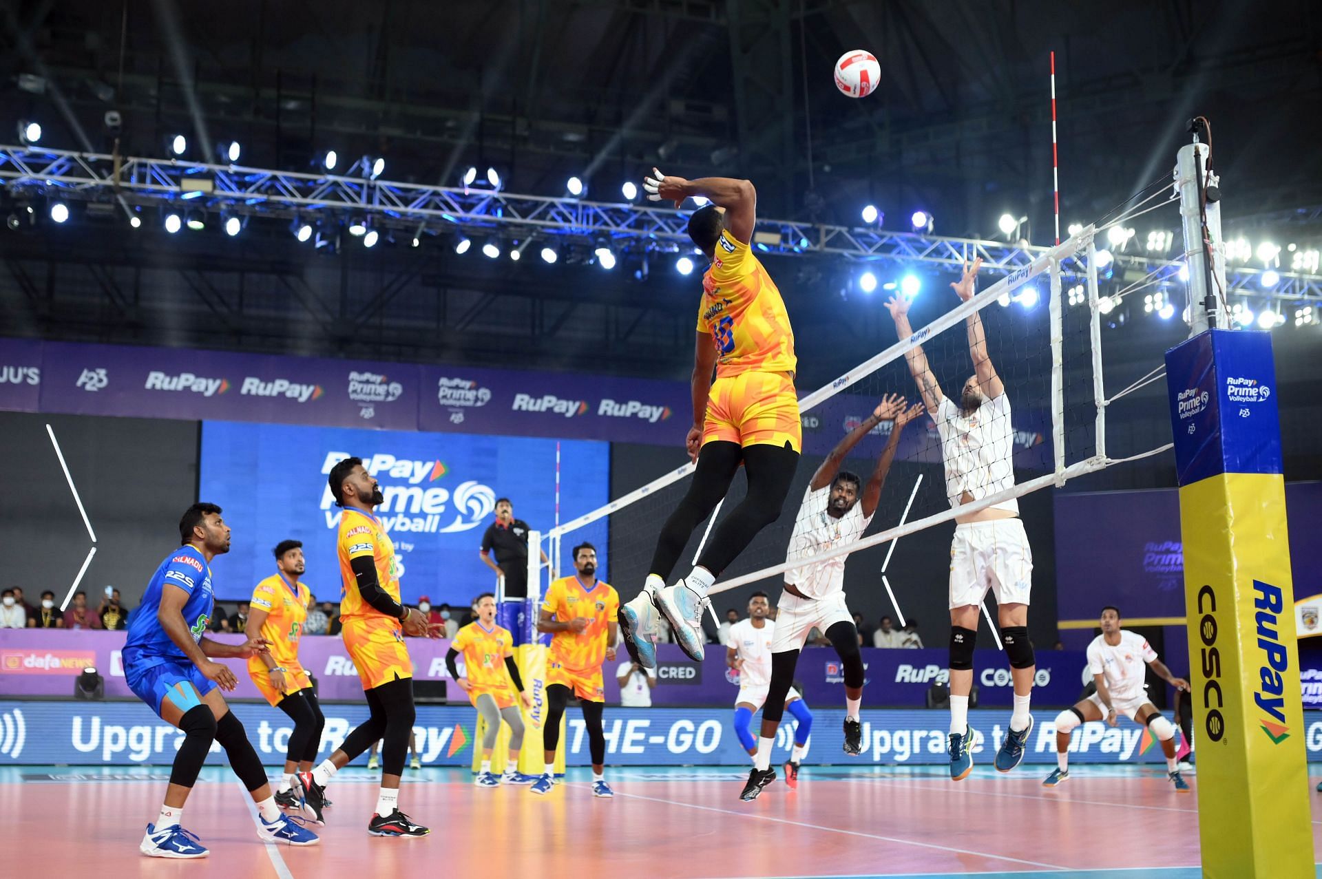 Action during the Prime Volleyball League. (PC: PVL)