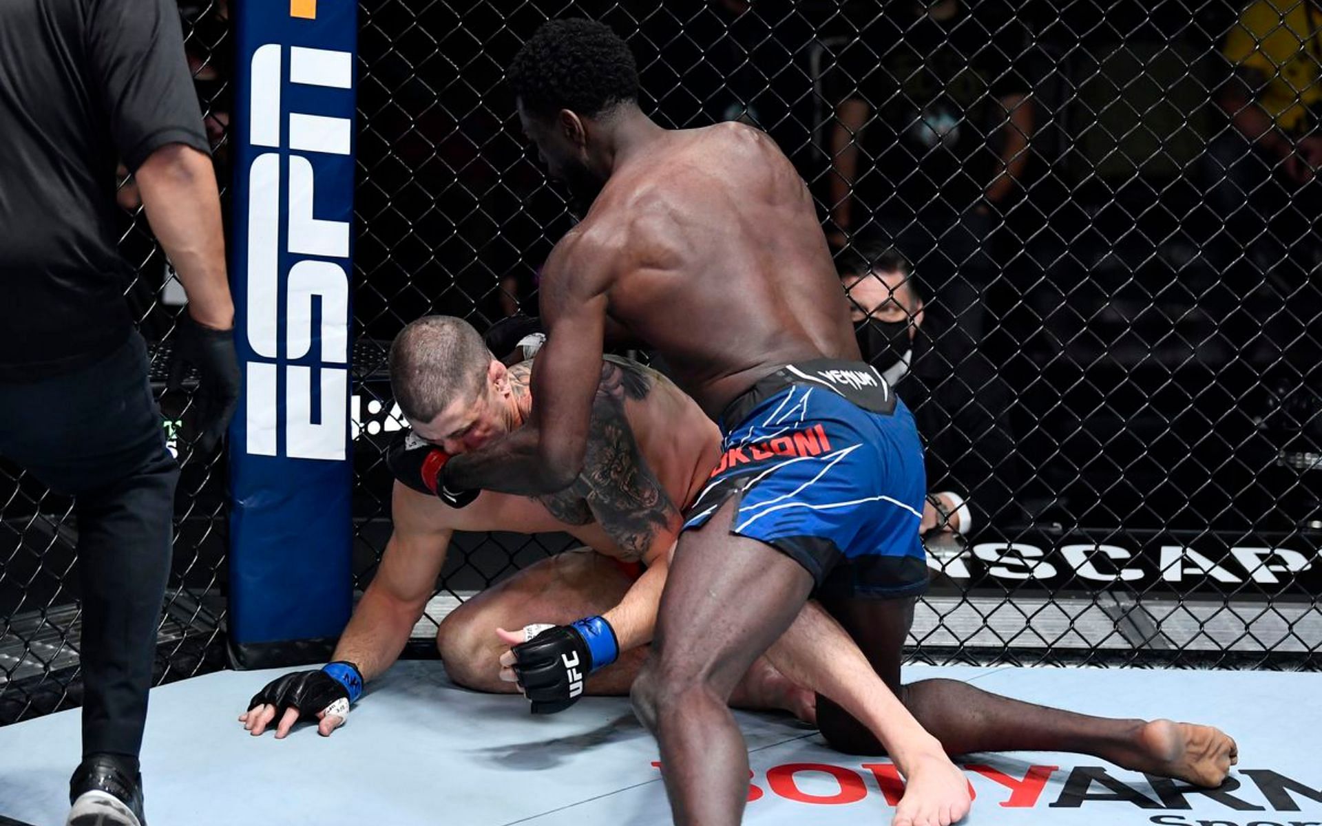 Chidi Njokuani needed just 16 seconds to make an impact in his octagon debut