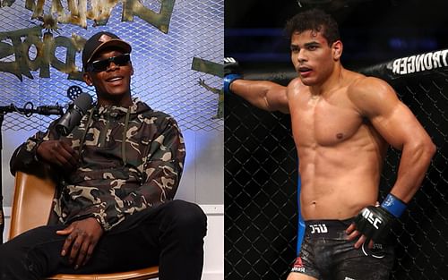 Israel Adesanya (left) via. Youtube/Brilliant Idiots; Paulo Costa (right)