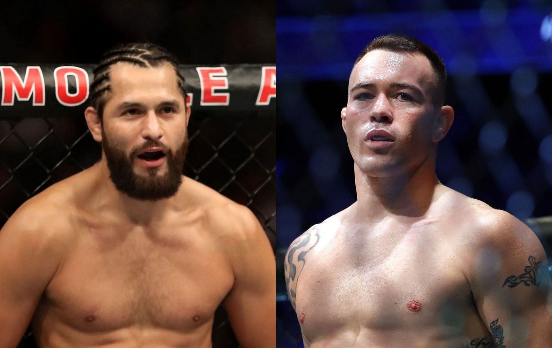 Jorge Masvidal (left) &amp; Colby Covington (right)