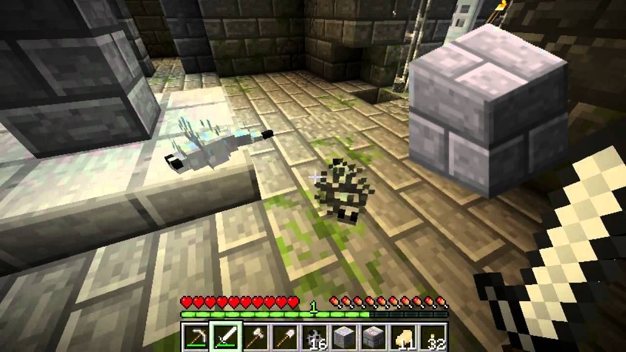 Silverfish come from infested blocks (Image via Mojang)