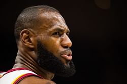 "It’s actually in Slo-Mo!" - LeBron James gives a playful reaction to a monster highlight reel of his dunks from his NBA career so far