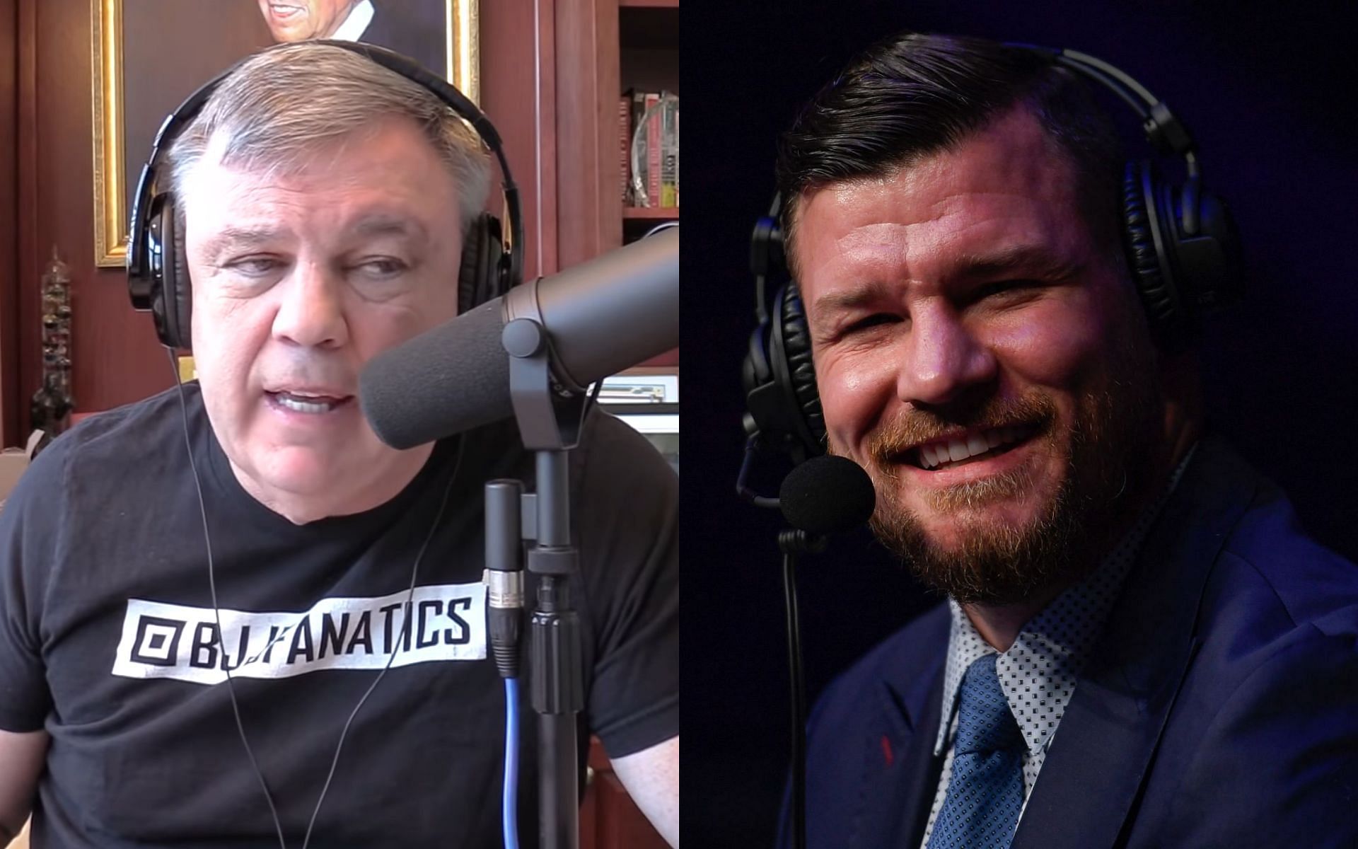 Teddy Atlas(left) via YouTube/THE FIGHT with Teddy Atlas; Michael Bisping(right)