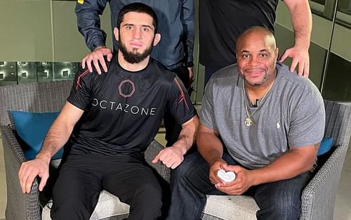 Daniel Cormier and Islam Makhachev [Photo via @islammakhachev on Instagram]