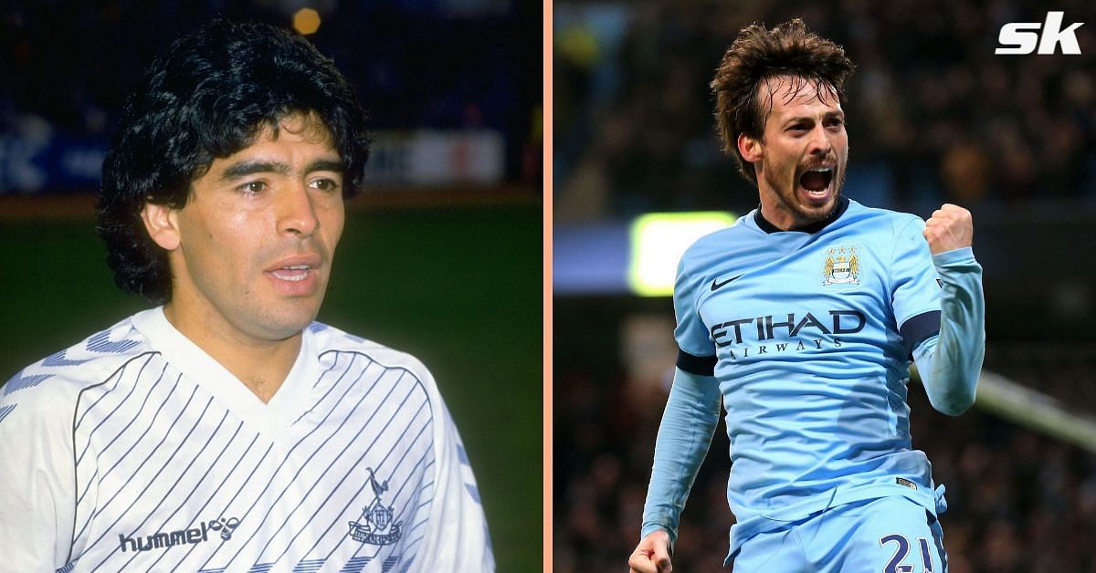 Diego Maradona and David Silva could not add a Champions League medal to their trophy collection