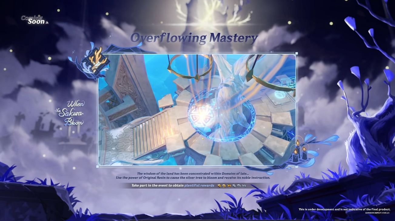Overflowing Mastery event (Image via Genshin Impact)