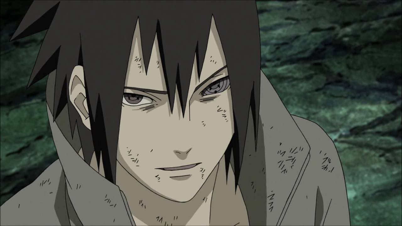 Sasuke Vu Avec Son Œil Rinnegan Gauche Dans Naruto: Shippuden (Image Via Studio Pierrot)