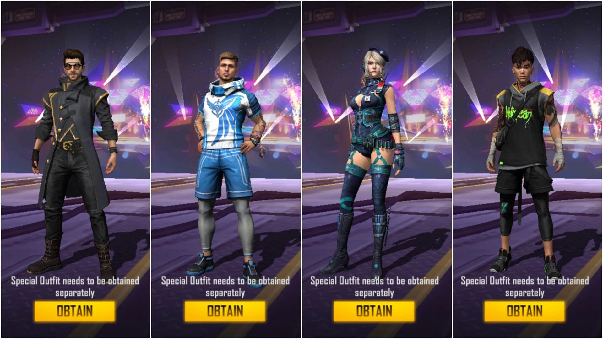 Users can make this combination with Alok in Free Fire MAX (Image via Garena)