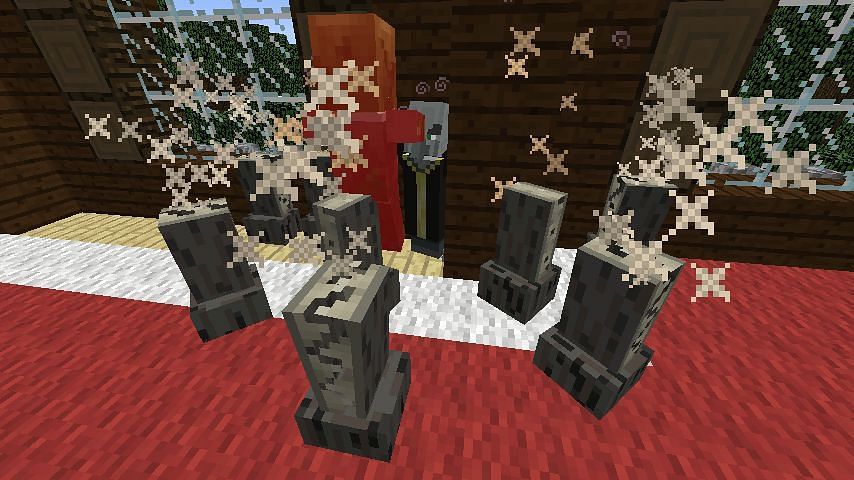 Evoker summoning fangs to protect (Image via Minecraft WIki)