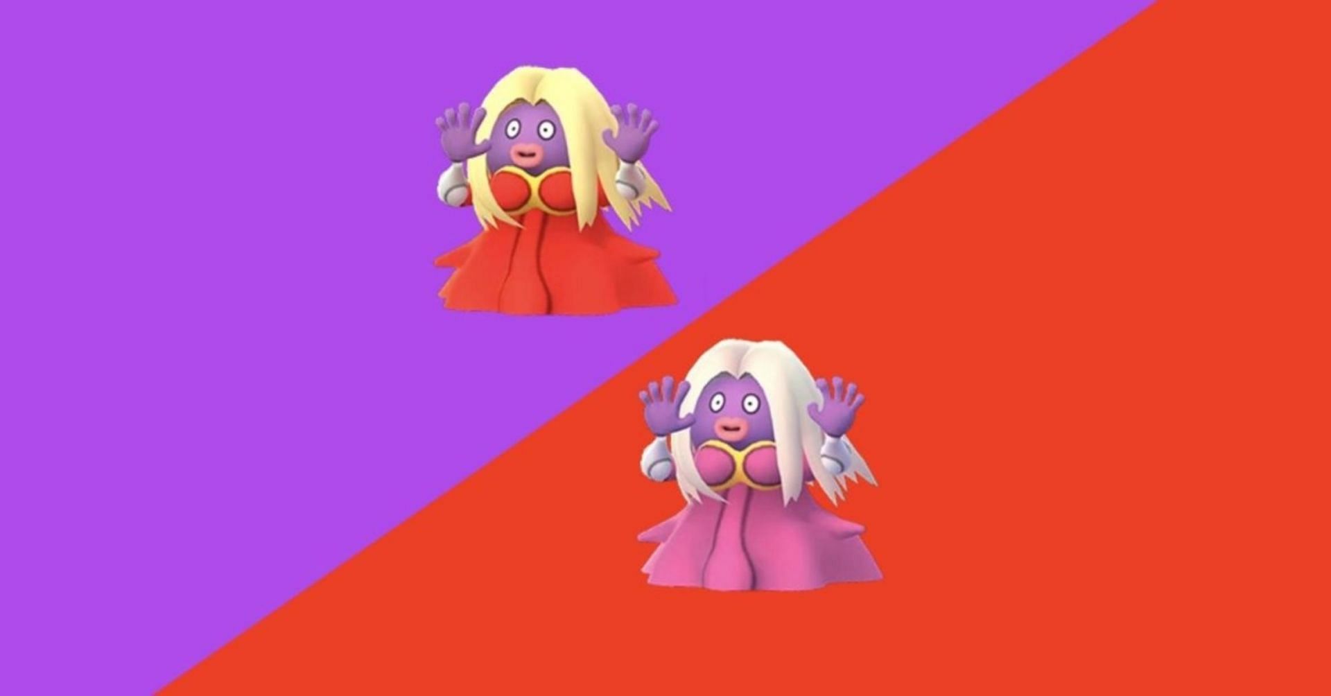A comparison of Jynx&#039;s standard and shiny forms (Image via Niantic)