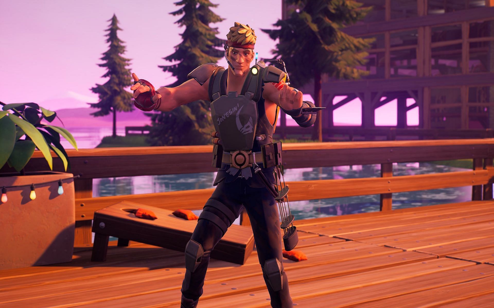 Jonesy trying to explain why we won&#039;t see him in Chapter 3 Season 2 (Image via Twitter/GrayMan_Hayman)