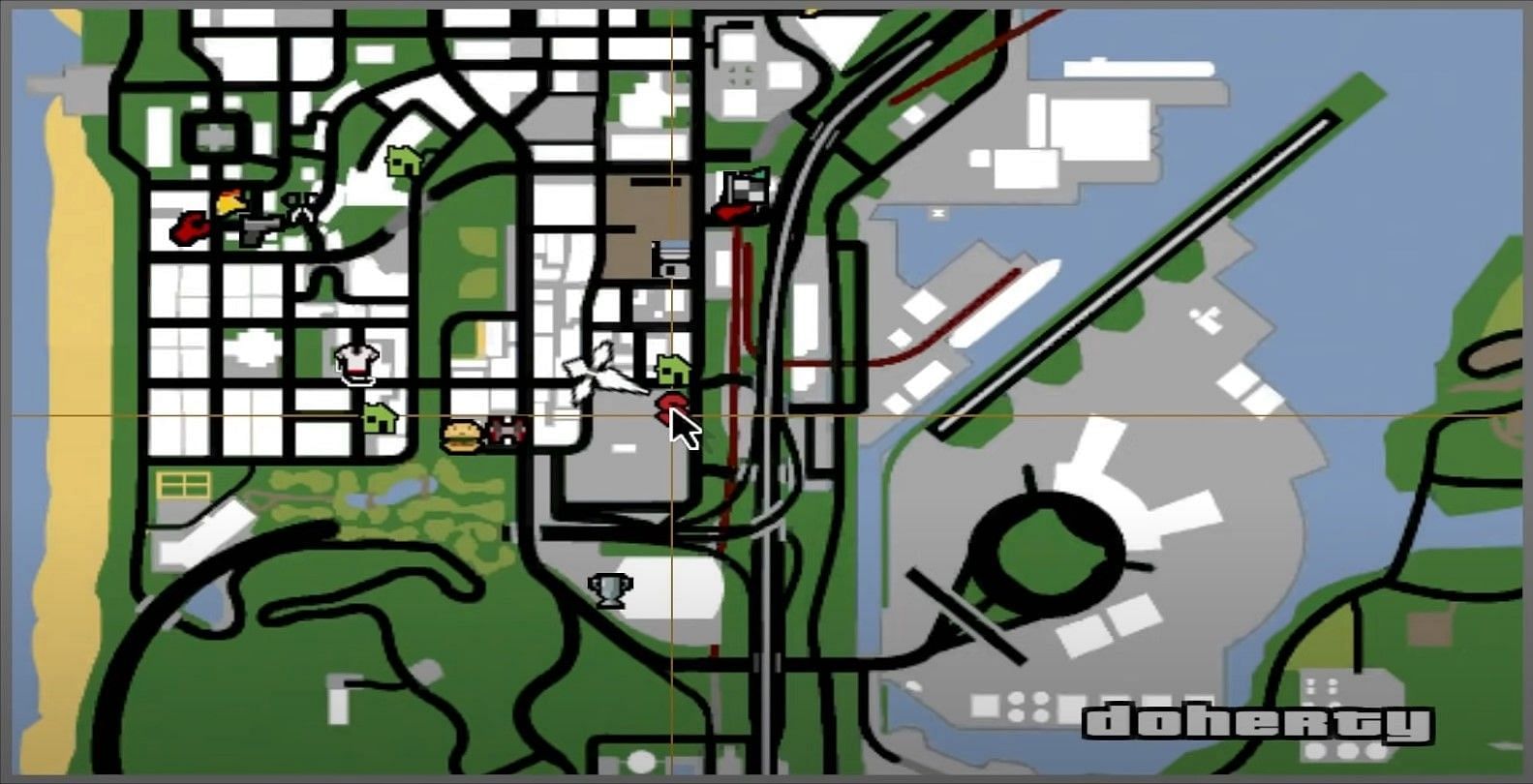 gta san andreas map of girlfriends