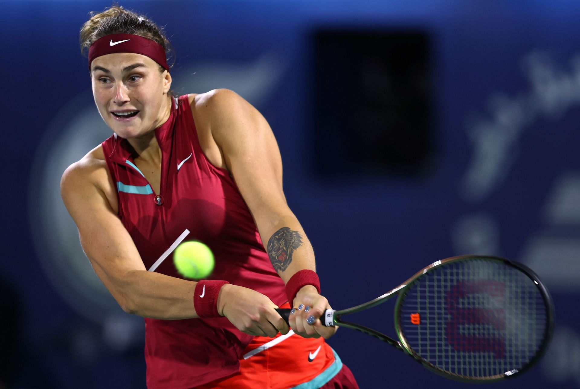 Aryna Sabalenka is the top seed at the Qatar Open