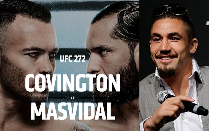 "It's something else" - Robert Whittaker predicts the winner of Colby Covington vs. Jorge Masvidal at UFC 272