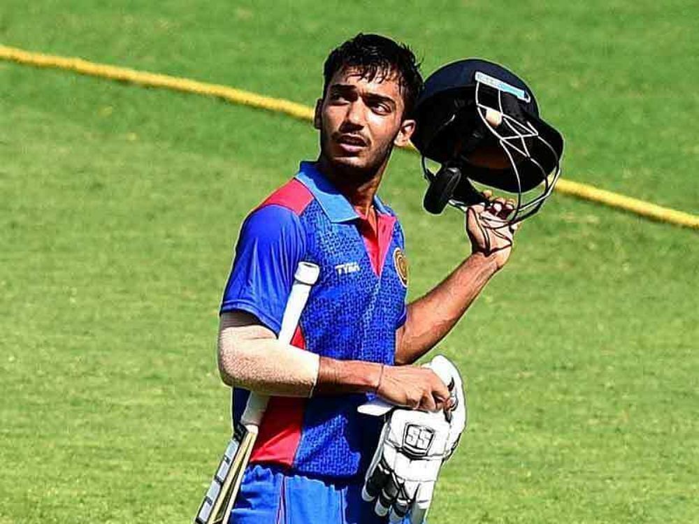 Hyderabad captain Tanmay Agarwal. Pic: BCCI