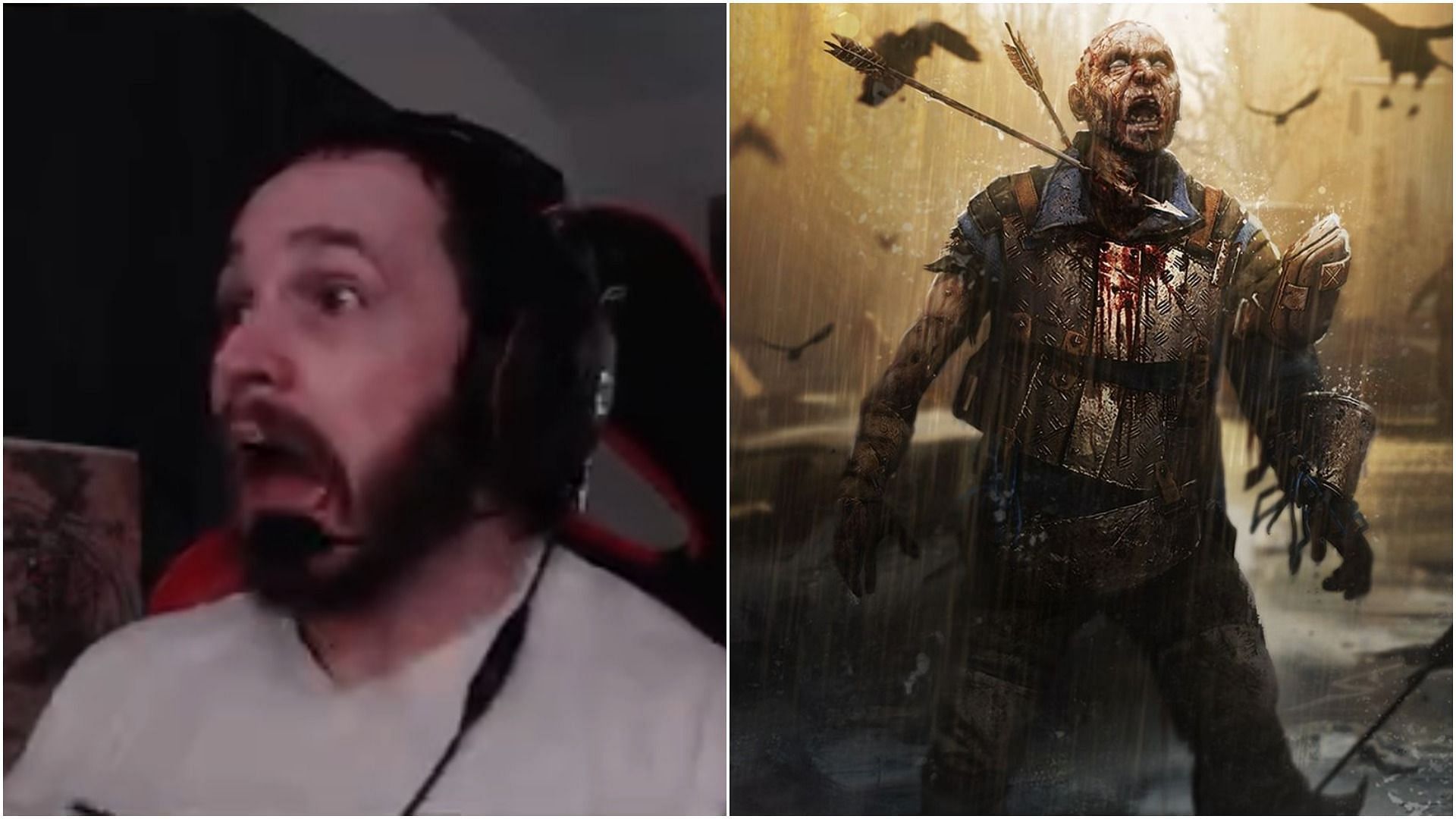 Streamer Welyn gets scared by &quot;Batman&quot; in Dying Light 2 (Image via Sportskeeda)