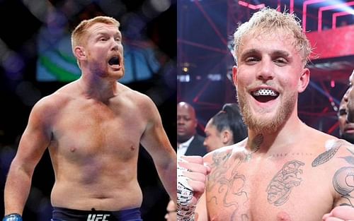 Sam Alvey (left) and Jake Paul (right)