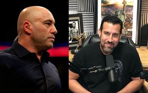 Joe Rogan (left) ; John McCarthy (right)