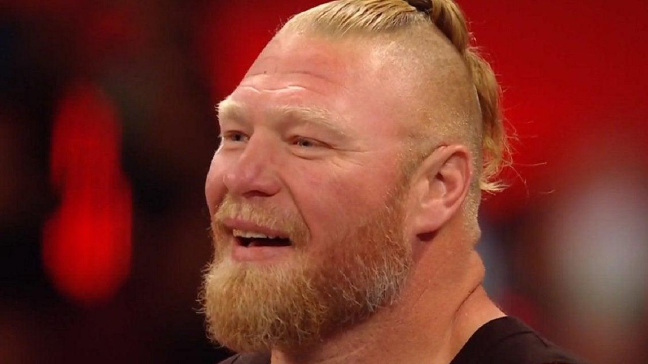 Lesnar&#039;s ponytail look was the result of an amusing conversation with his kids
