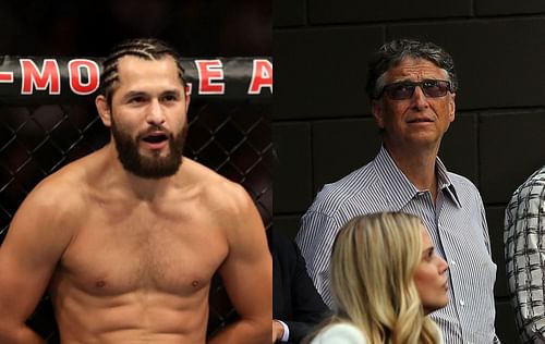 Jorge Masvidal (left) & Bill Gates (right)