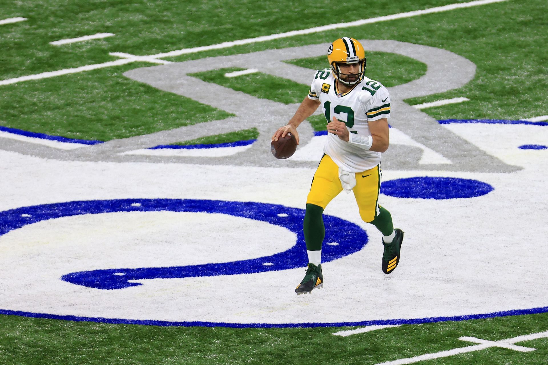 Green Bay Packers quarterback Aaron Rodgers vs. Indianapolis Colts