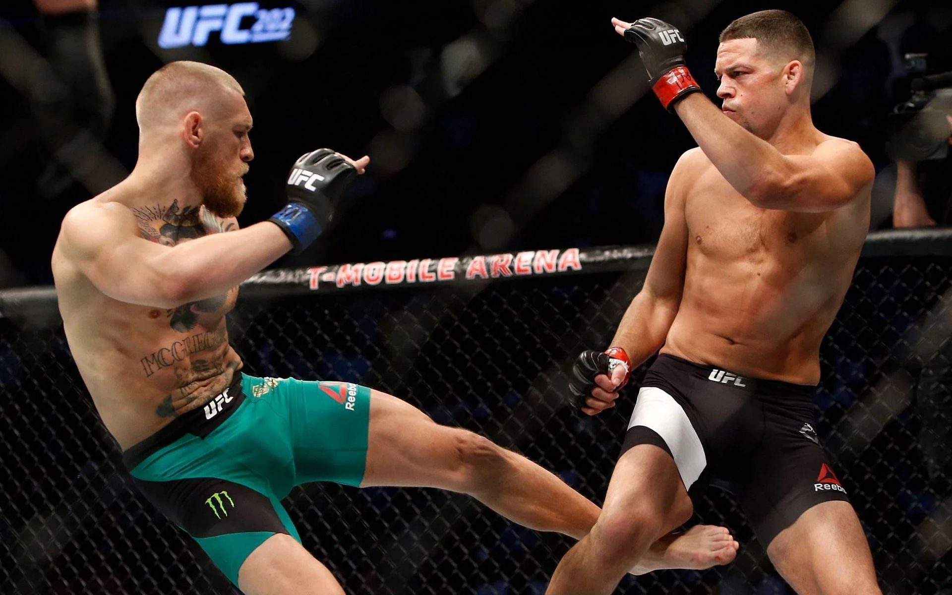 Conor McGregor and Nate Diaz have shared the octagon twice previously, with both men winning one fight each