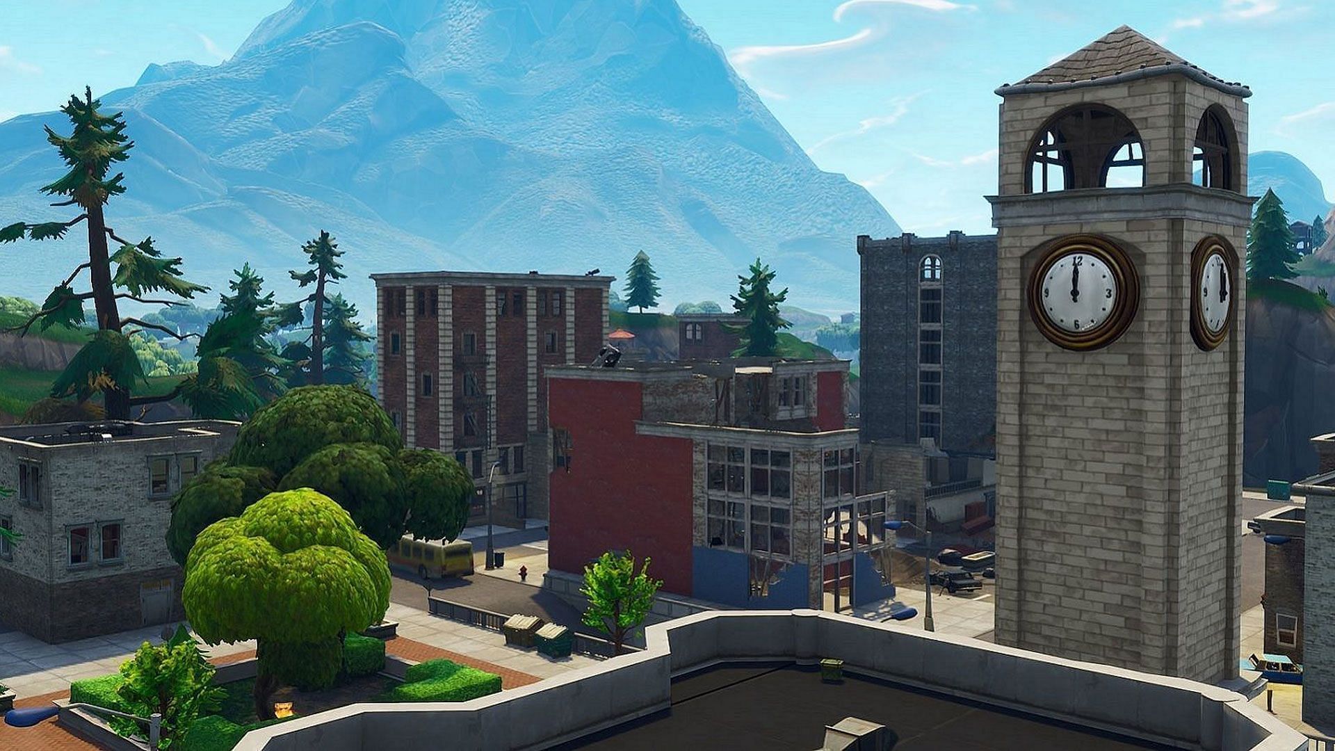Tilted Towers might be destroyed in Fortnite Chapter 3 (Image via Epic Games)