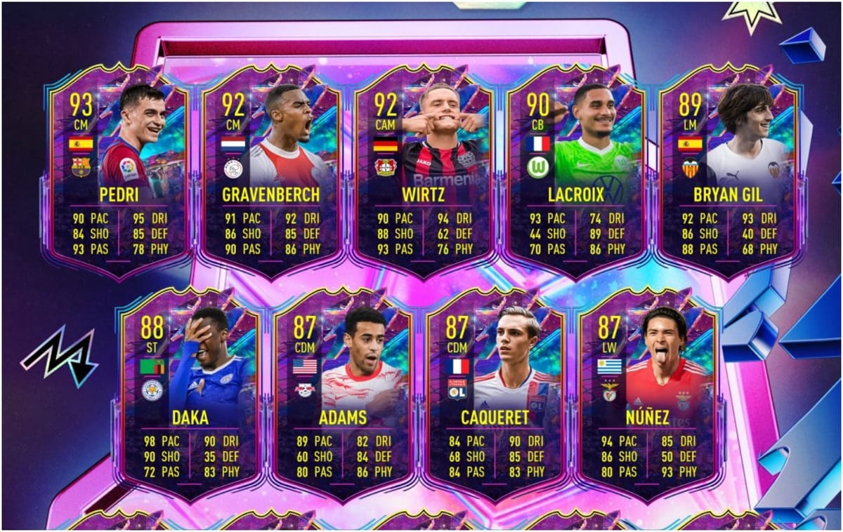 FIFA 22 Ultimate Team Full list of Future Stars Team 2