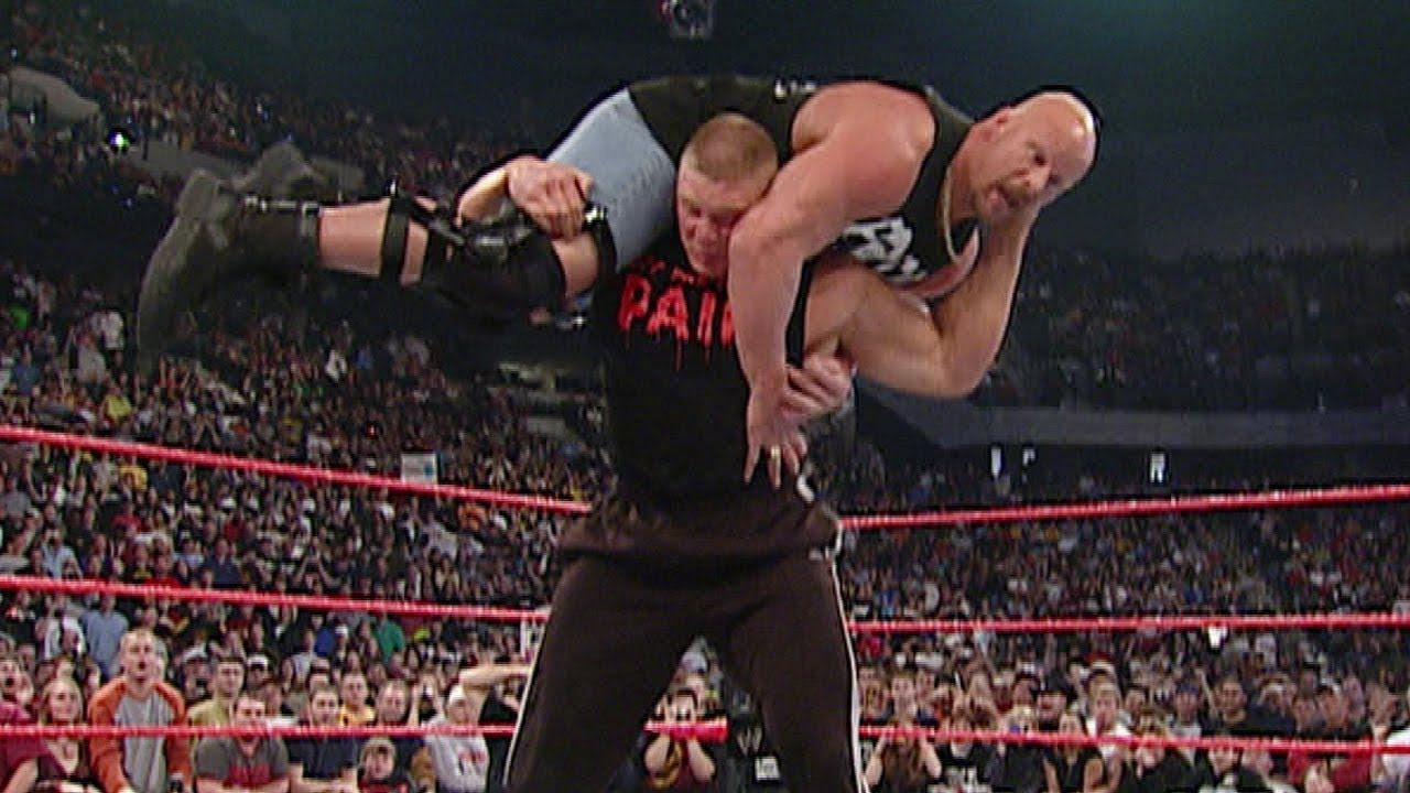 Stone Cold Steve Austin and Brock Lesnar