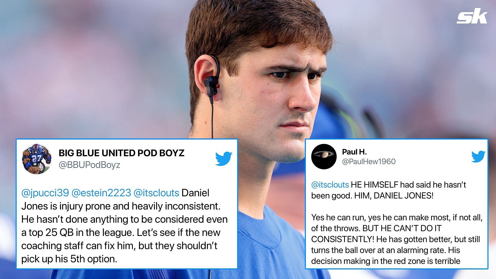 Fans Are Making The Same Joke About Daniel Jones After Pick-6