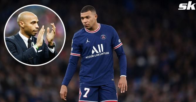 “You know why I was happy?” – Thierry Henry explains why Kylian Mbappe copying his goal celebration after scoring for PSG left him overjoyed