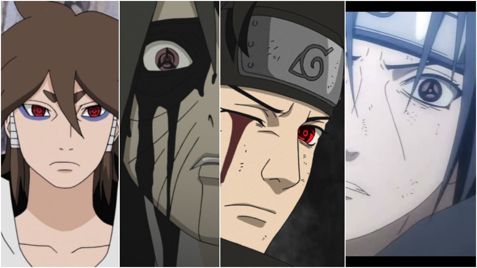 Uchiha Clan, Izuna, Itachi, Sasuke, Madara, Obito, Shisui, Sharingan; Naruto