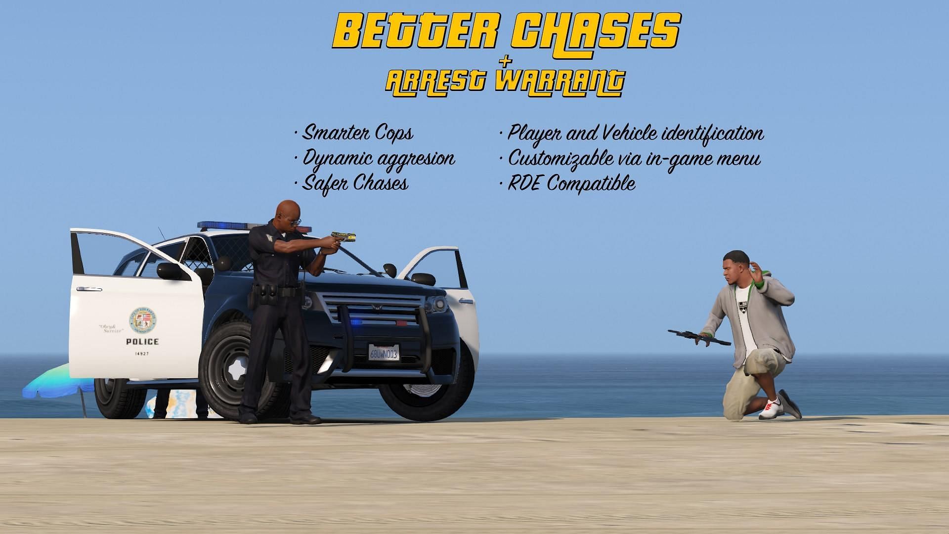 Police Chases in GTA 5 were always too wasy. Not anymore [Image via GTA5-Mods.com]
