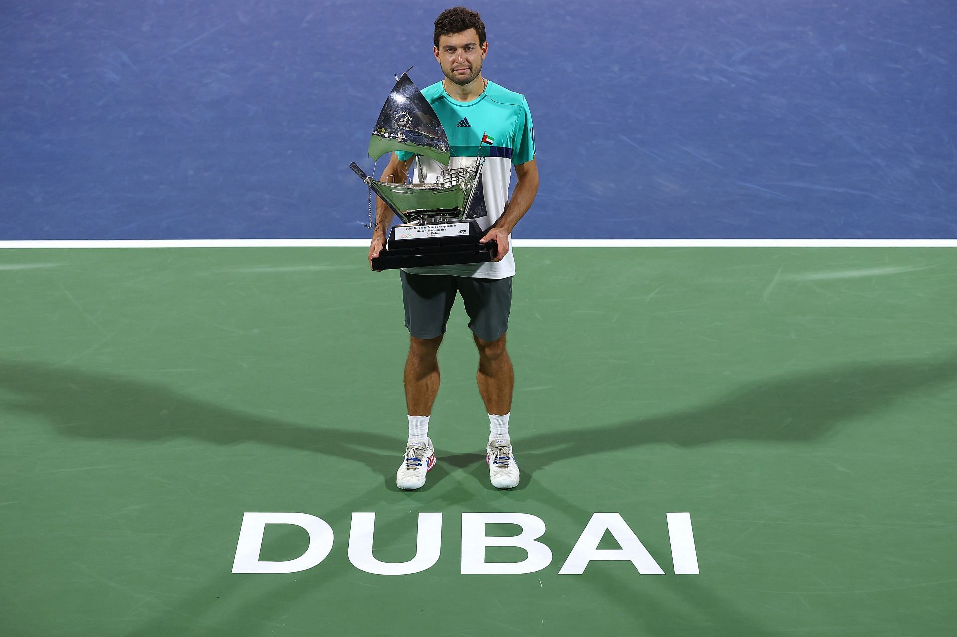 Aslan Karatsev is the defending champion at the Dubai Tennis Championships.