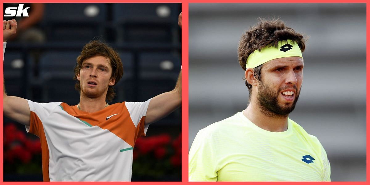 Andrey Rublev will take on Jiri Vesely in the final of the Dubai Tennis Championships.