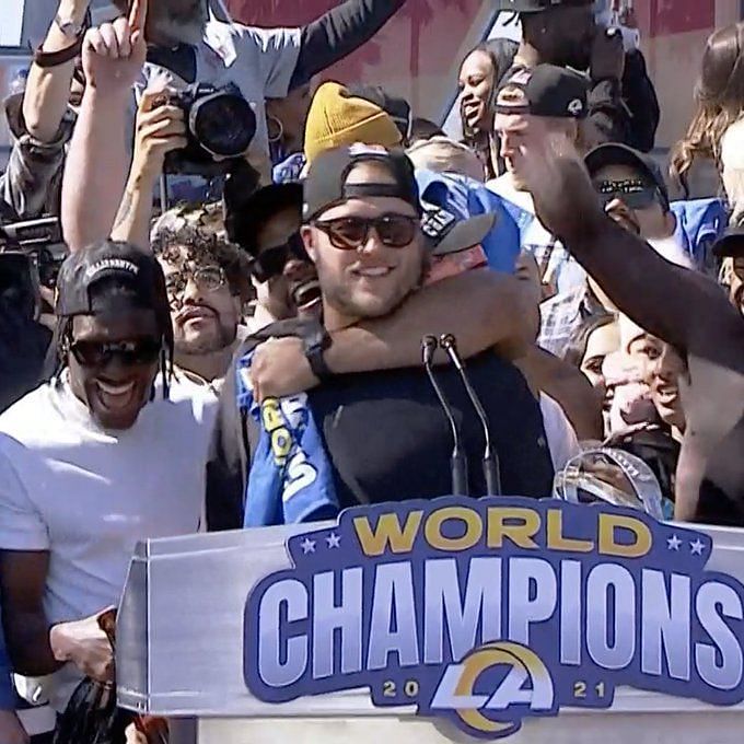 WATCH: Matthew Stafford's emotional moment after realizing he's finally a  Super Bowl champion