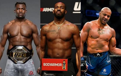 Francis Ngannou, Jon Jones, Ciryl Gane