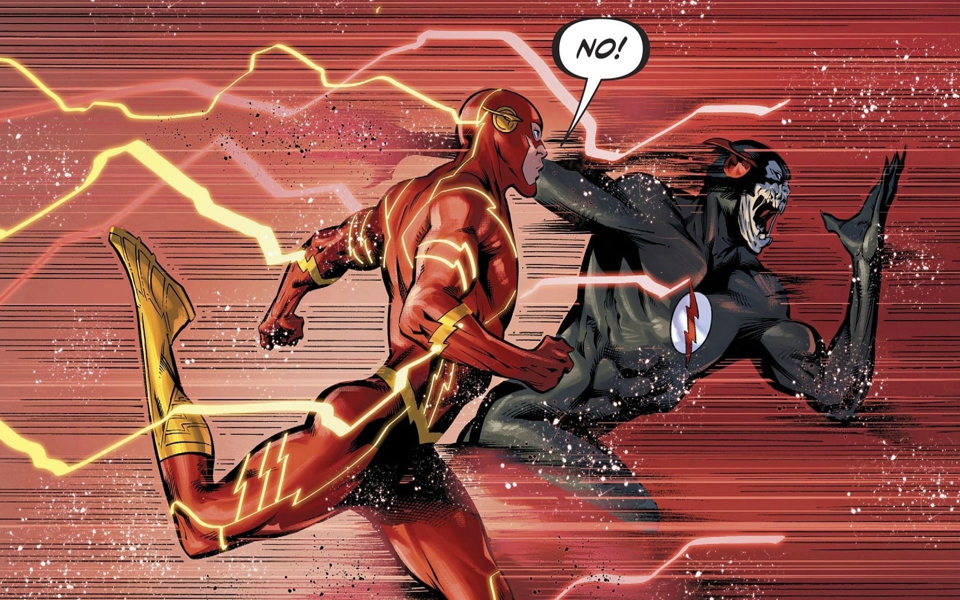 A Panel of The Flash from DC Comics