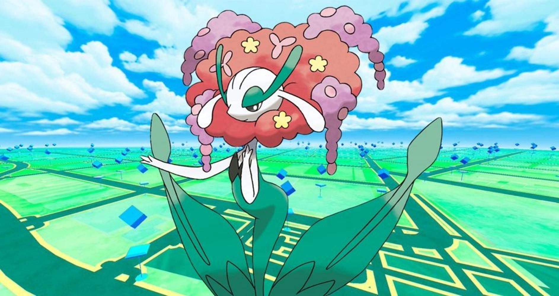 Florges&#039; best moves are still being assessed by the Pokemon GO community (Image via Niantic)